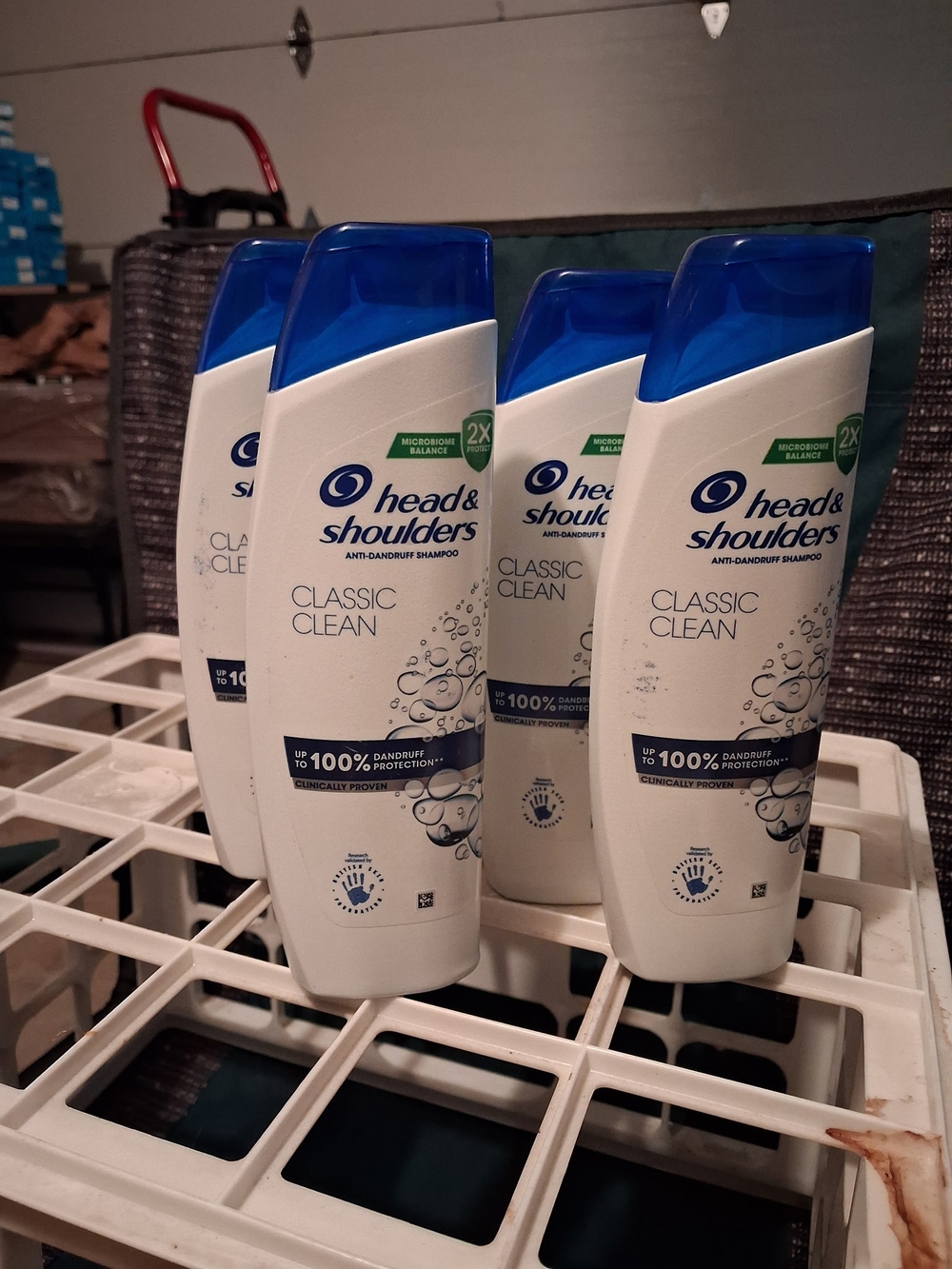 4x HEAD AND SHOULDERS Classic Clean Shampoo - White/Blue